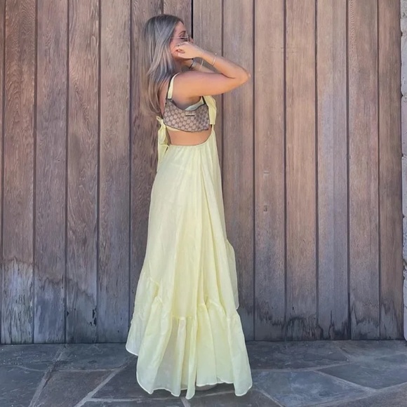 Bardot Yellow Dress - Picture 2 of 4